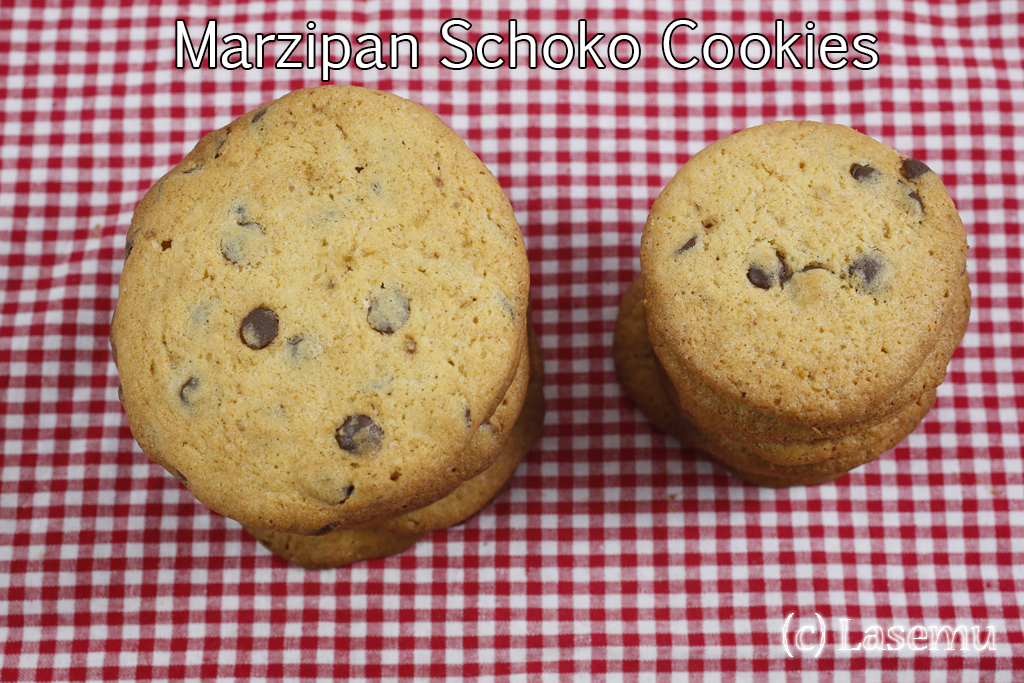 Marzipan Schoko Cookies