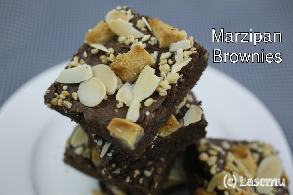 Marzipan Brownies