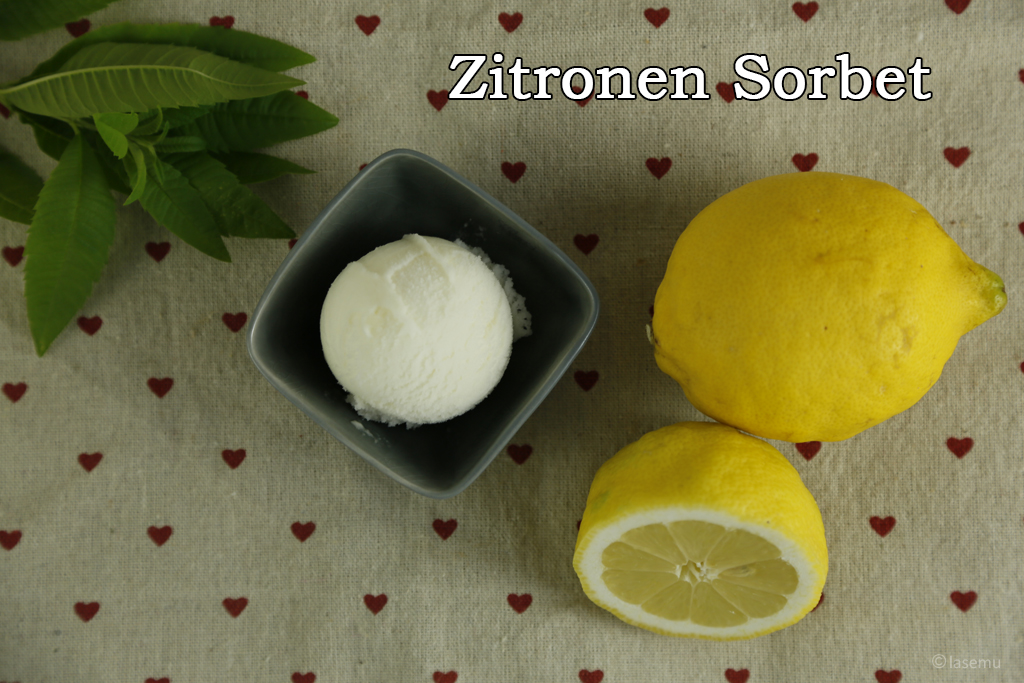 Zitronen Sorbet