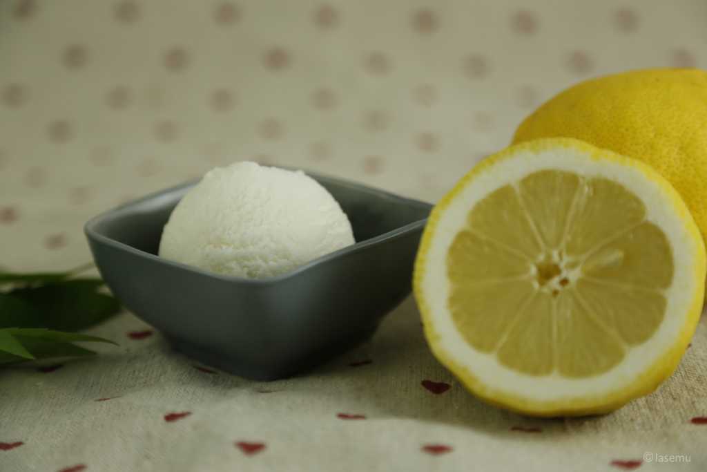 Zitronen Sorbet – Laura&amp;#39;s GenussReich